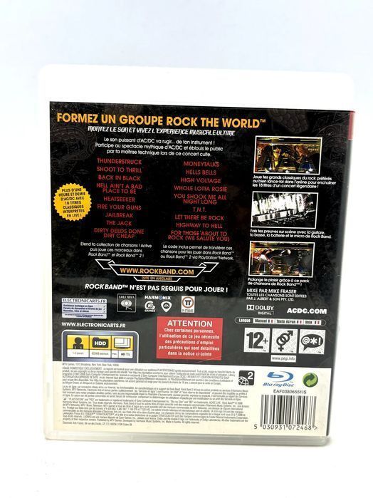 AC DC Live Rockband PS3 Po Angielsku