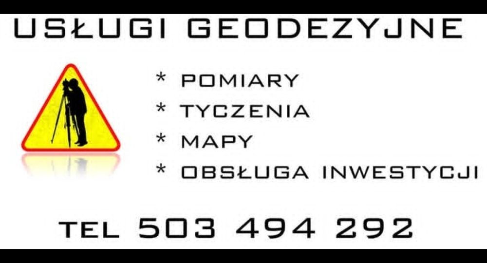 GEODEZJA, roboty ziemne, usługi
