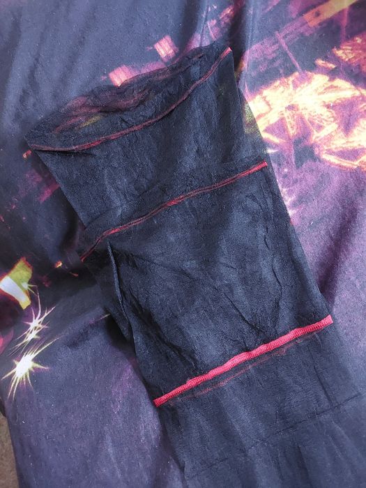 Pończochy nylonowe czarne wada