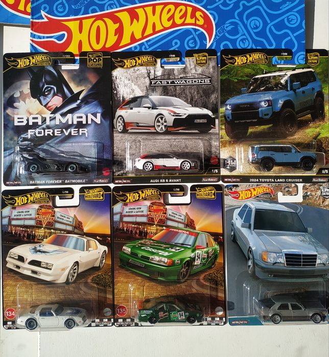ціни різні ‼️в наявності машинка Hot Wheels Premium 94 Nissan Primera Boulevard Audi Mercedes 500 E Toyota Land Cruiser Batman