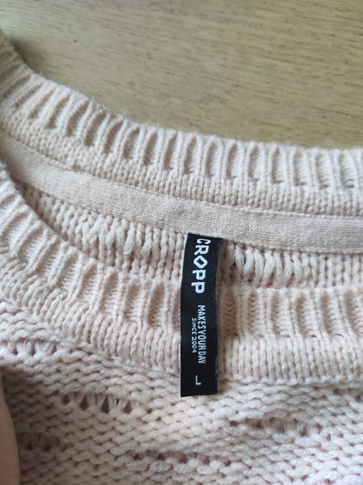 Cudny, mięciutki, ażurowy sweter •Cropp• rozmiar L 40