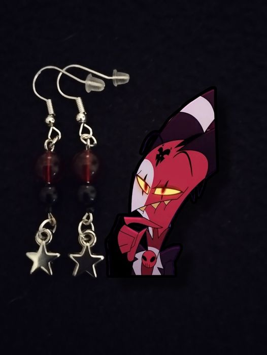 Helluva Boss Blitzø Blitz kolczyki