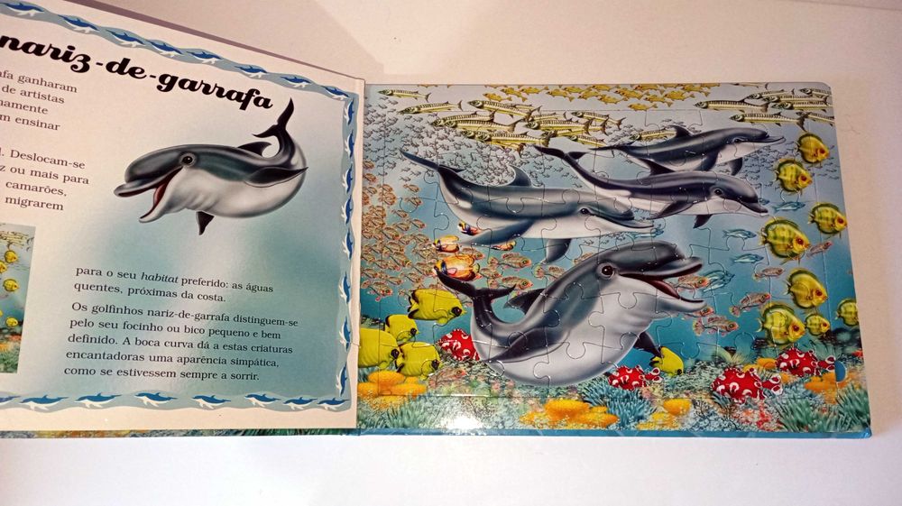 Golfinhos - livro de Puzzles