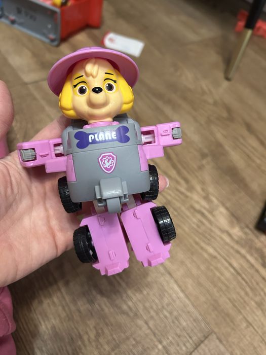 Zabawki pieski psi patrol transformers