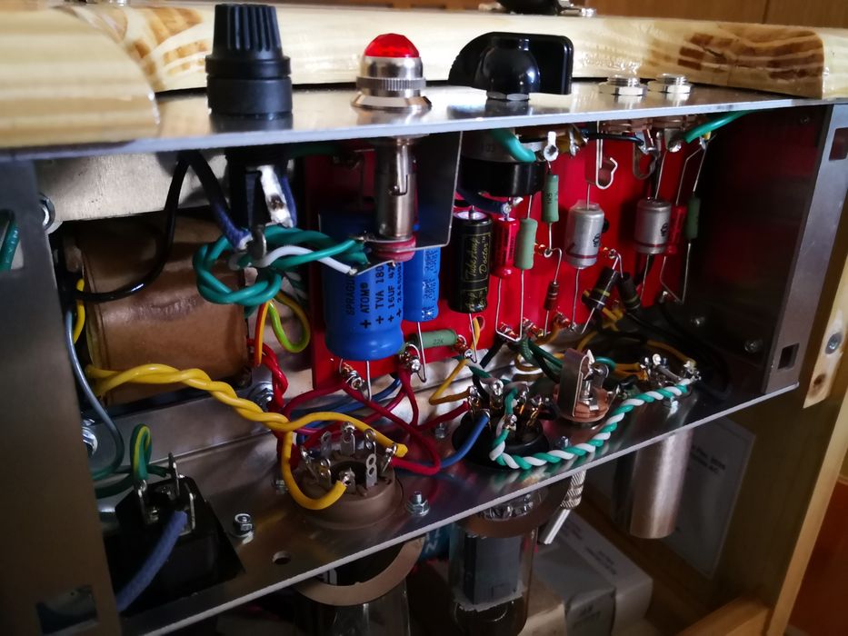Amplificador DIY para guitarra eléctrica Fender 5F1