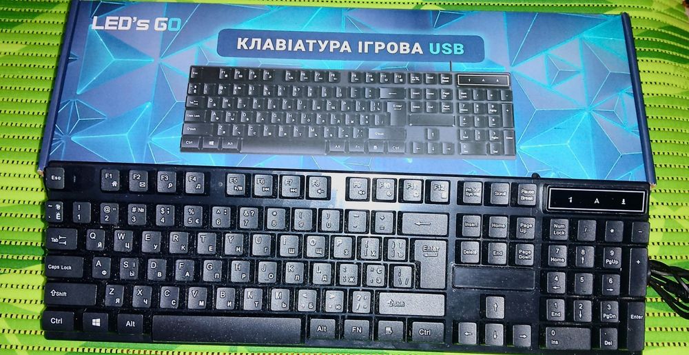 Клавиатура игровая USB Let's go