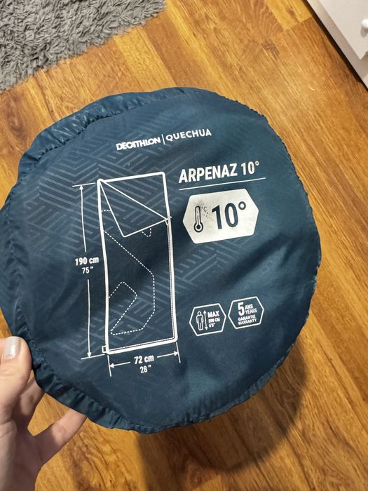 Spiwor decathlon quechua Arpenaz 10 stopni 190 cm