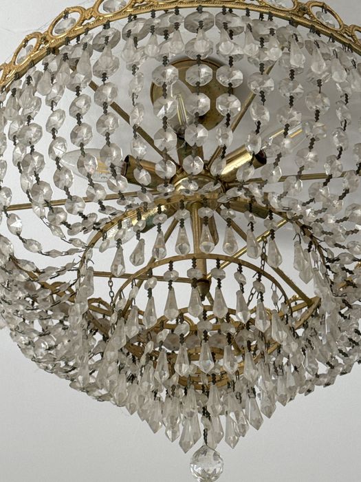 Candeeiro de teto - cristal