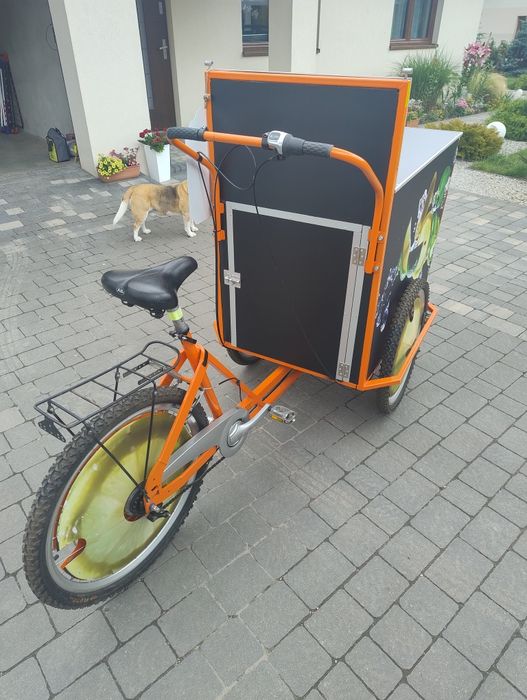 Rower riksza cargo gastronomiczny lemoniady