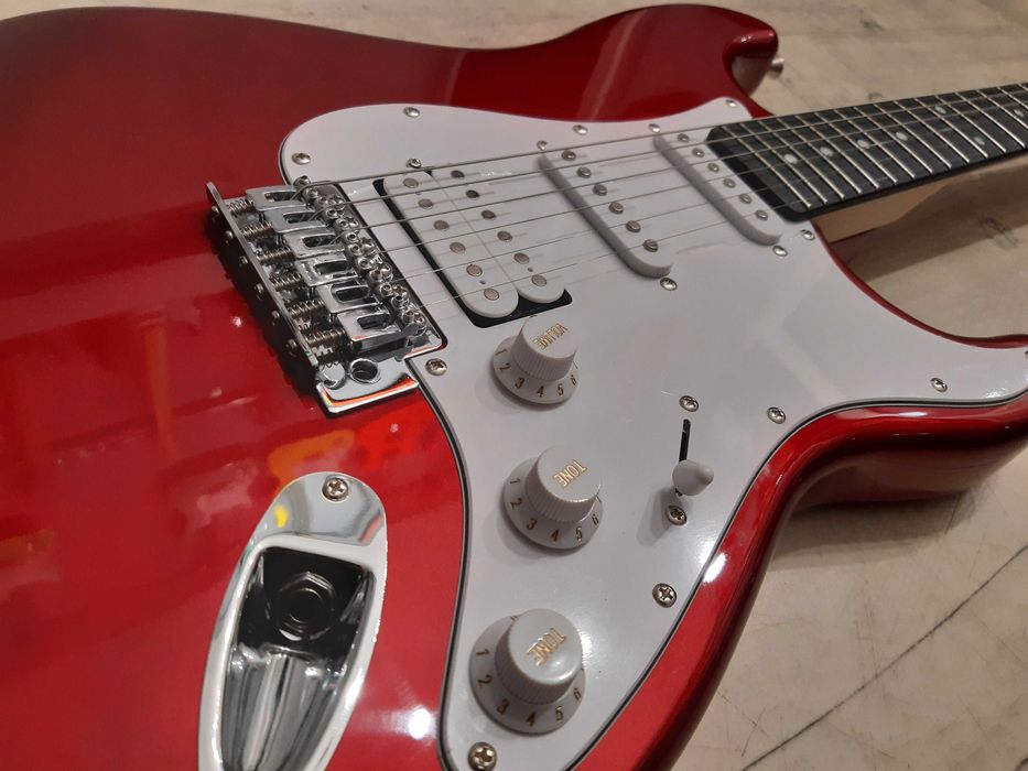 Gitara Elektryczna i Wzmacniacz -zestaw gotowy do gry- wysyłka Gratis