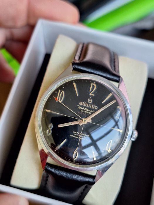 Atlantic Worldmaster 21jewels Unitas