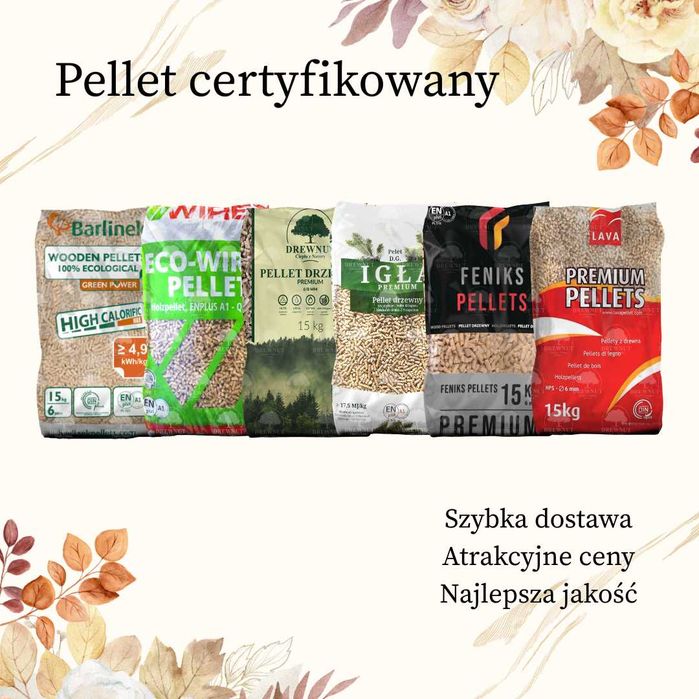 NAJTAŃSZY pellet pellet drzewny Drewnut lava A1 Olczyk Feniks GRATIS
