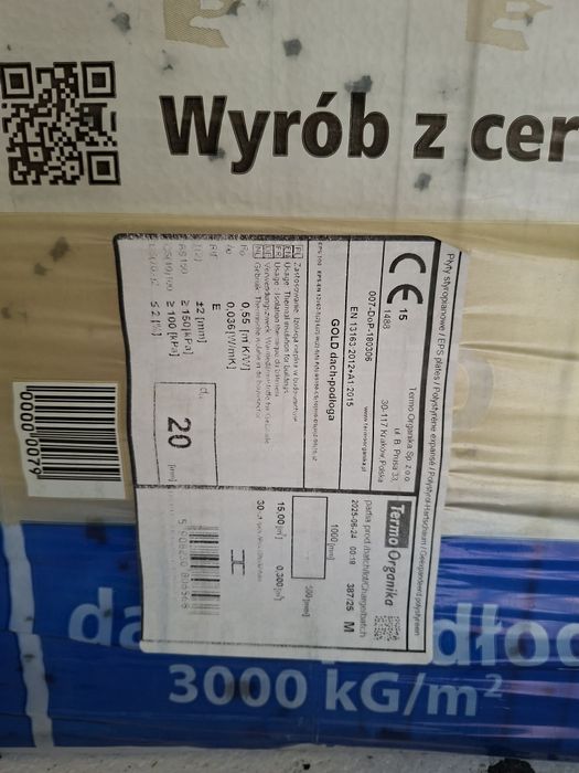 Styropian Termo Organika 20 mm EPS100