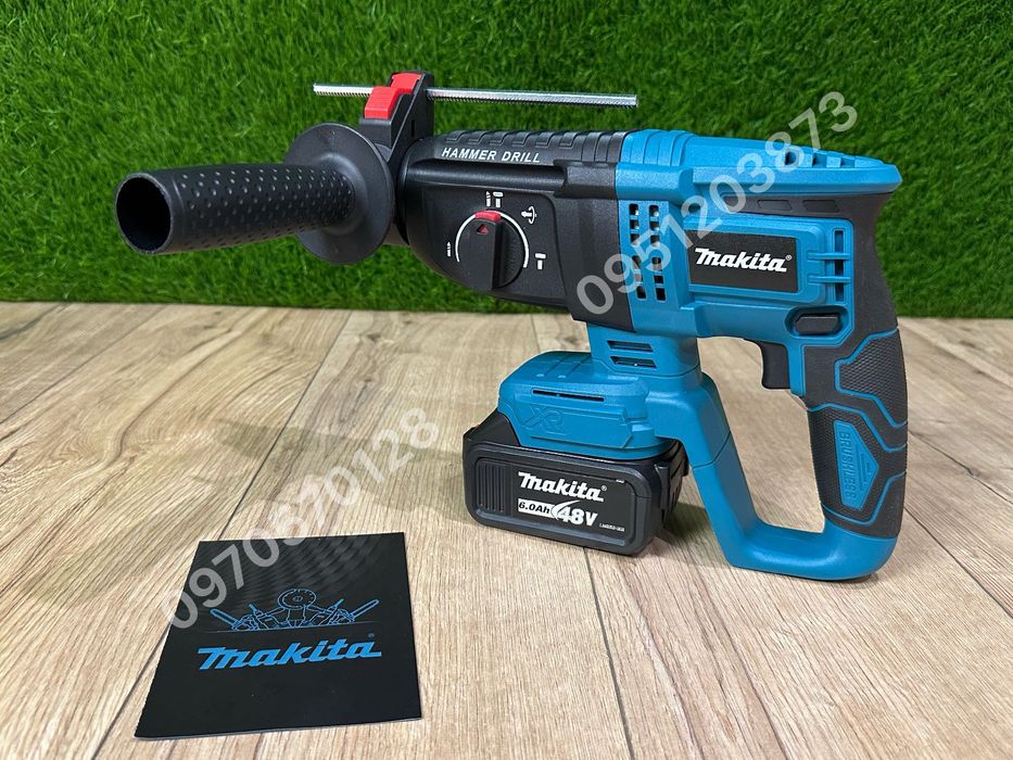 Аккумуляторный перфоратор Makita DHR202BL 48V 6Ah Три режима работы
