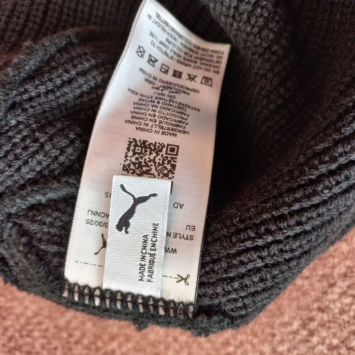 Puma-czapka czarna-beanie-nowa