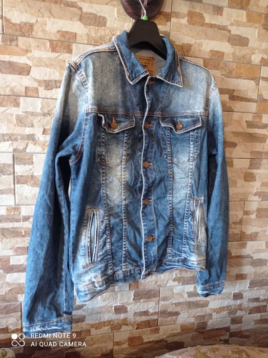 kurtka męska jeansowa Zara