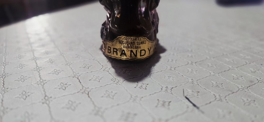 Miniatura de Brandy Destilerías Nogueras Comas (cavaleiro a cavalo)