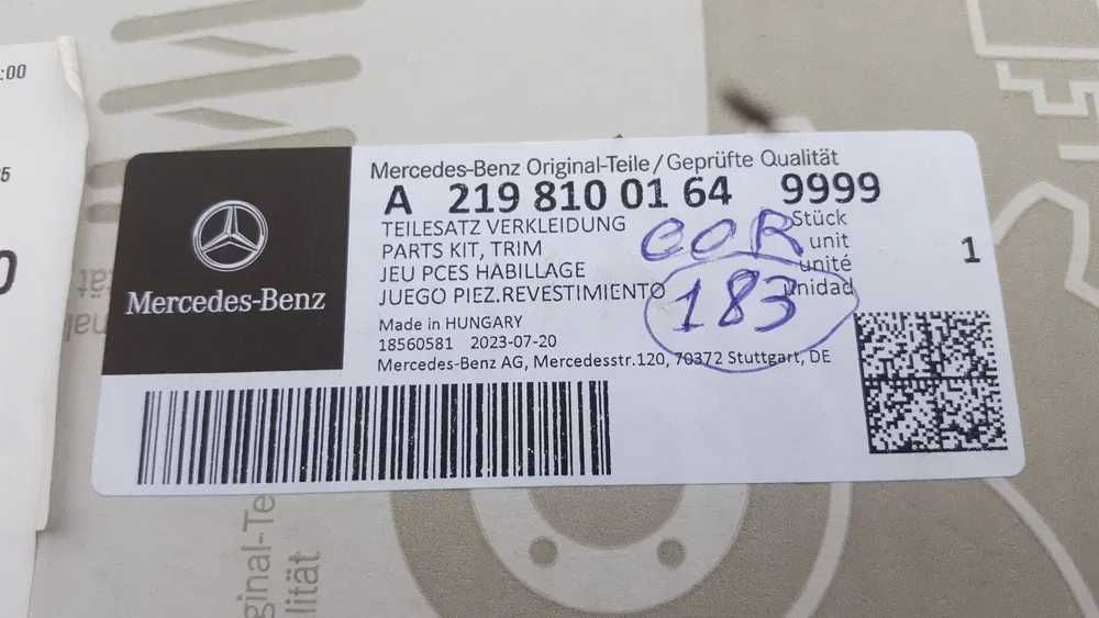 Capa do espelho retrovisor esquerdo Mercedes CLS 2007 com pisca