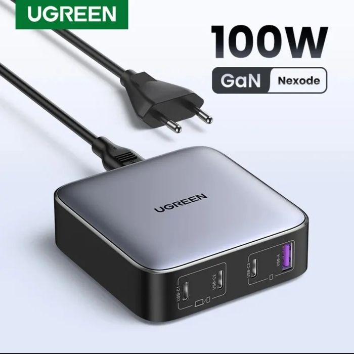 Зарядний пристрій Ugreen Nexode 100W GaN Desktop Charger