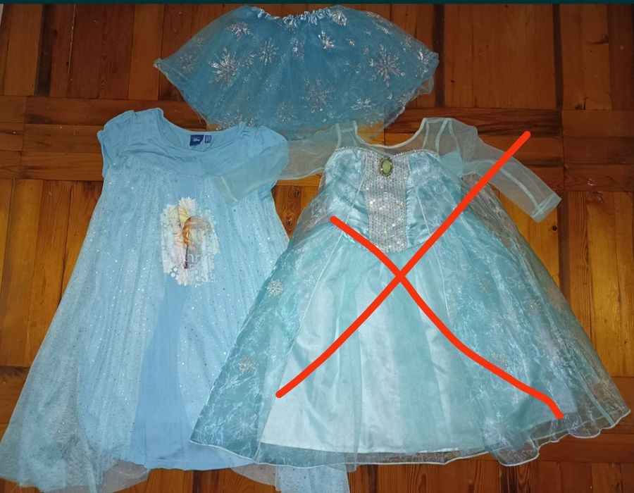 Платье Эльзы, Снежинки/Бусинки, Принцессы