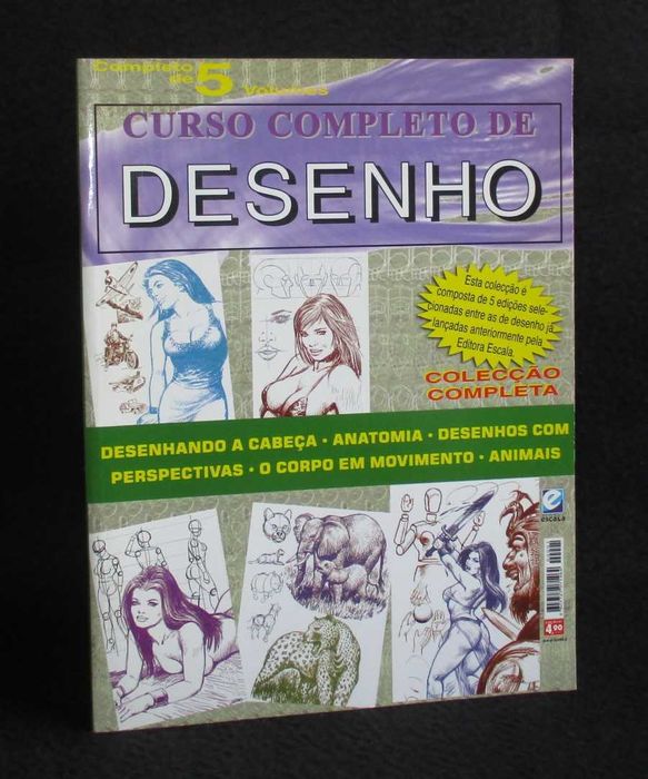 Livro Curso Completo de Desenho Eugênio Colonnese