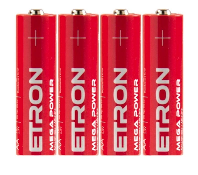 Батарейки алкалінові АА LR6 40шт ETRON