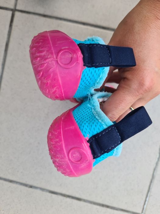 Buty do wody Decathlon Aquashoes 28-29 Tribord Subea turkusowe różowe