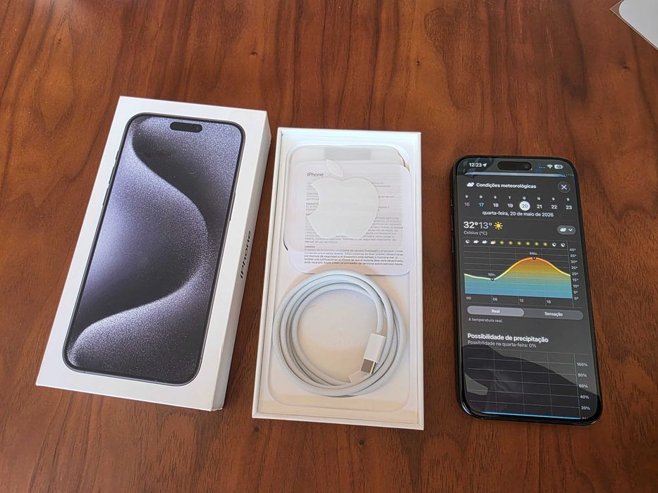 iPhone 15 Pro Max Azul Titânio 256GB