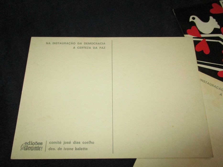 Postal Postais Comité José Dias Coelho Ivone Balette Avante