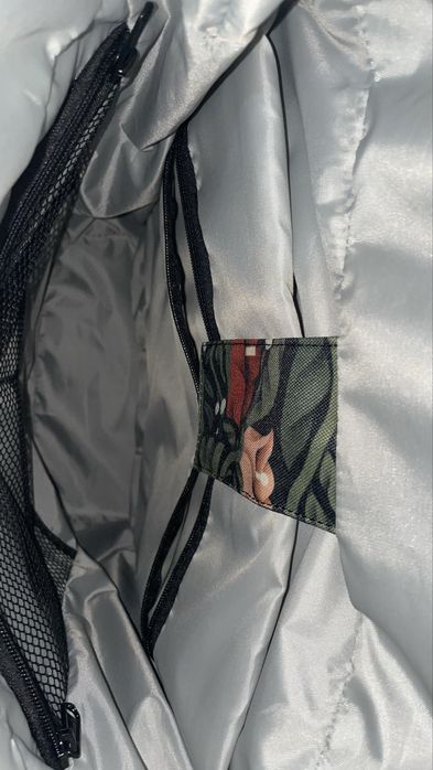 Рюкзак роллтоп, принт флора і фауна