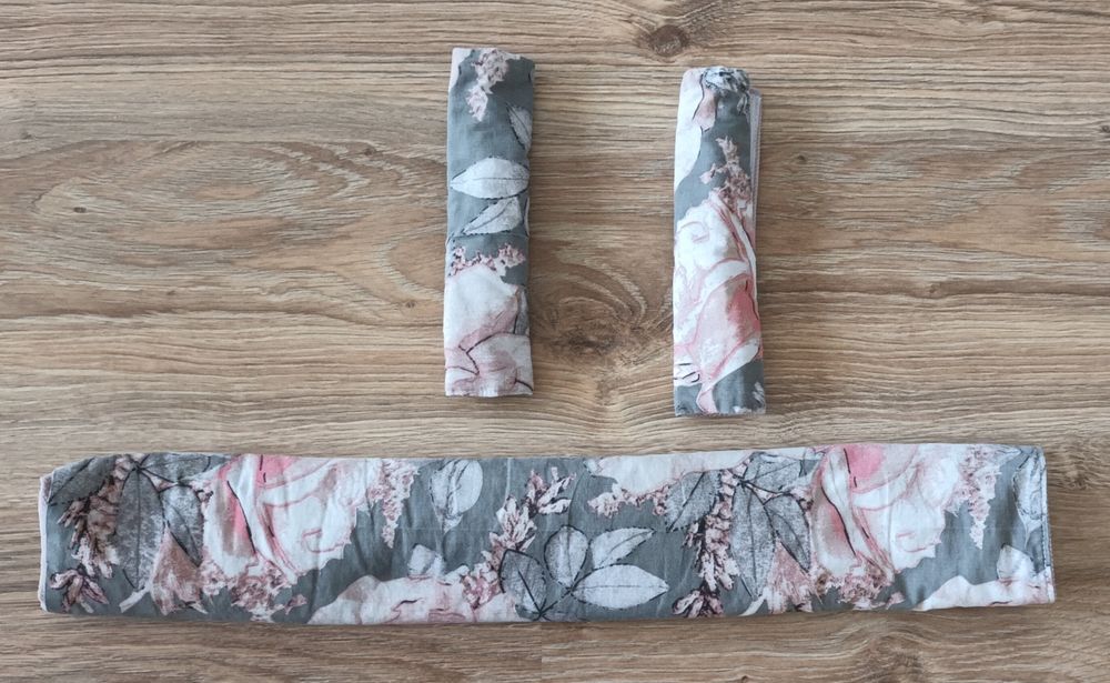 Ochraniacze osłony na pasy i pałąk do wózka