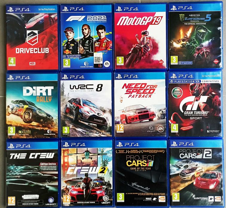 Jogos Corrida Playstation 4 e 5 (PS4) (PS5)