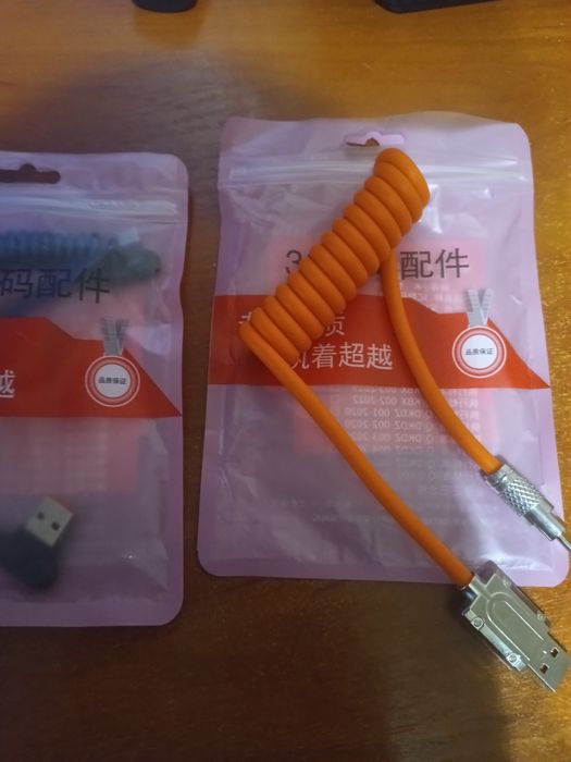 Шнур кабель пружина type-c