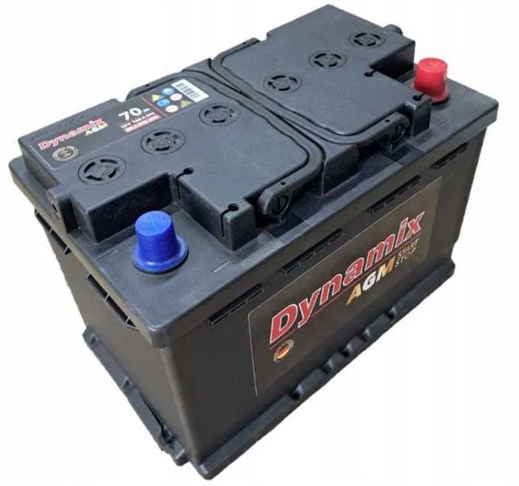 Akumulator Dynamix 70Ah 760A AGM Wrocław Krzyki Orzechowa 2A