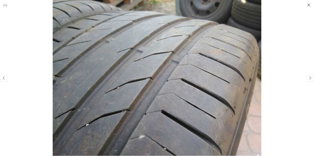 2x Continental ContiSportContact 5 255/40 R20 5,9-6,4mm