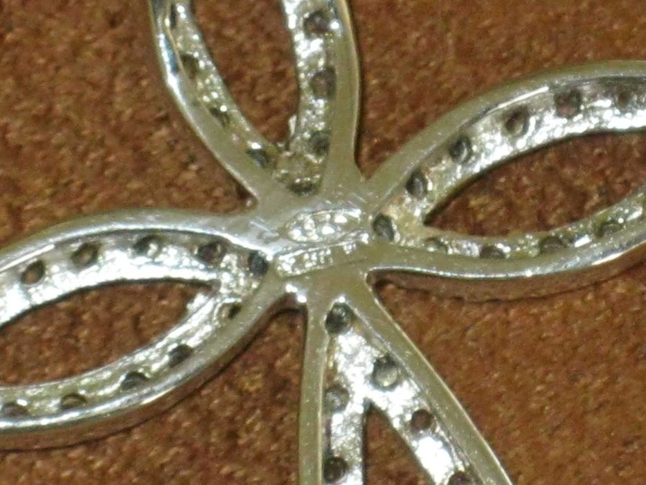 Cruz-Medalha Prata Maciça de Lei 925`/.. C/Contraste