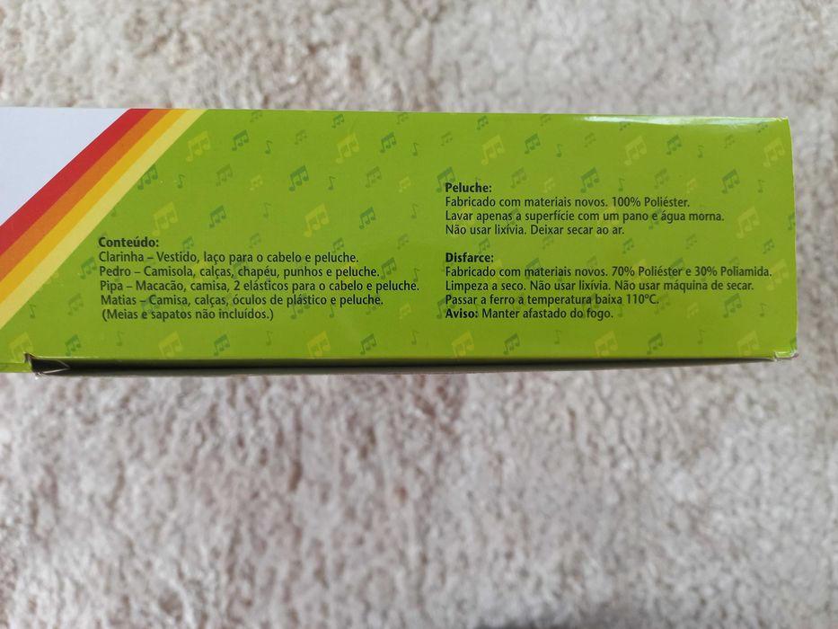 Disfarce mais peluche - Panda e os Caricas