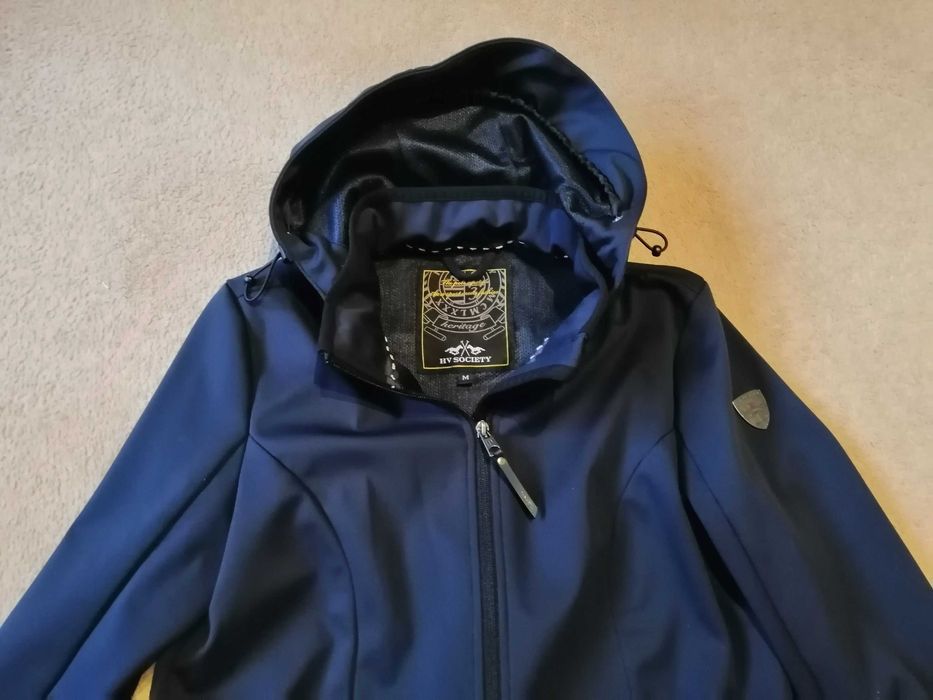 Płaszcz softshell HV Polo jeździecki do jazdy konnej z kapturem