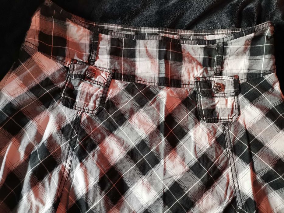 Spódnica czarno szara