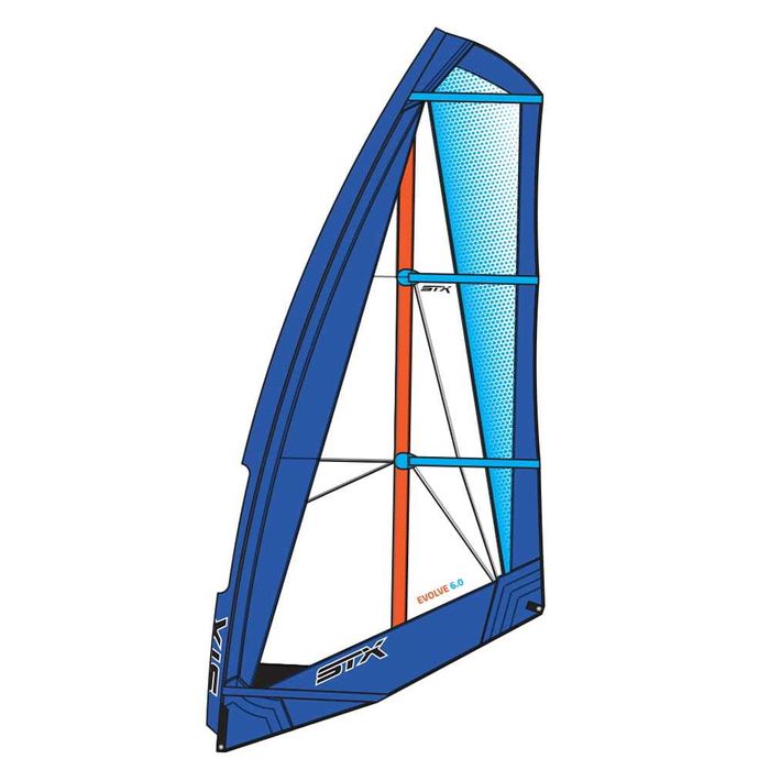 Pędnik windsurfingowy 5m2  w pełni mobilny STX Evolve składany
