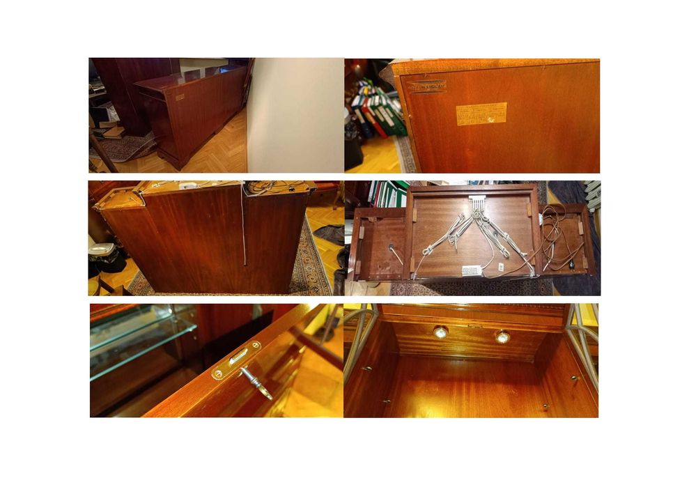 Kredens Komoda Witryna Biblioteka