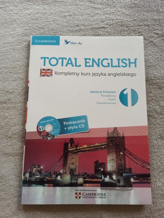 Total English + płyta + fiszki