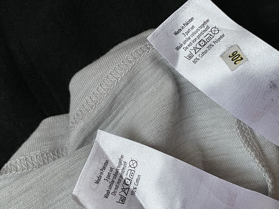 98 104 George czarna bluza dresowa rozpinana ciepła + koszulka tshirt