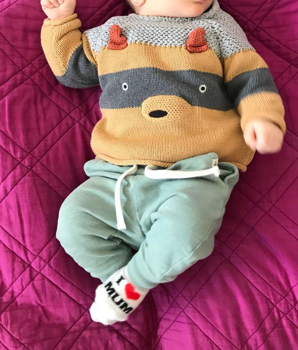 Sweterek Next Unisex bawełna 74-80r.