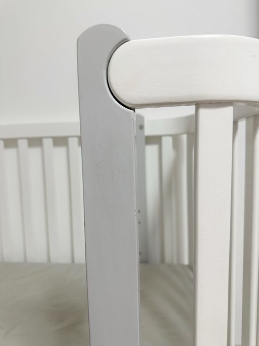 Дитяче ліжечко верес монако + матрац та колеса стан НОВОГО