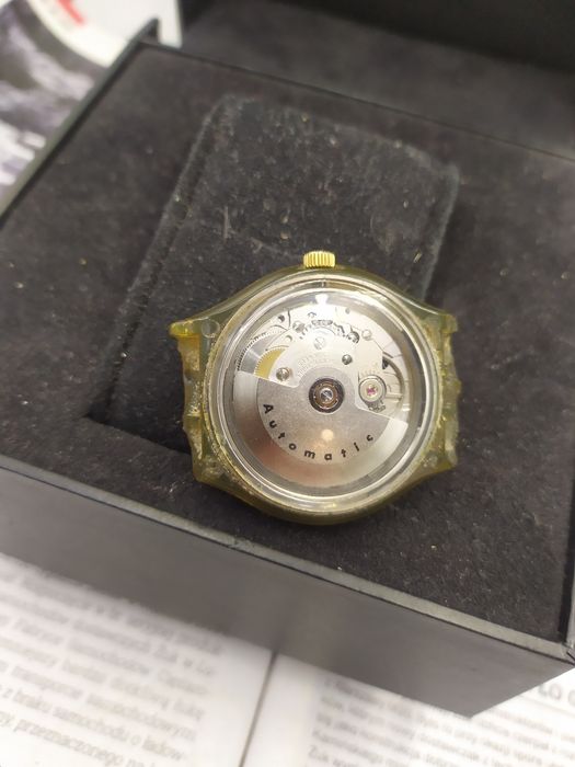 Zegarek Swatch automat eta Swiss na mechanizm
