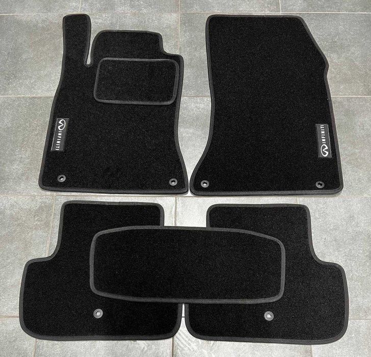 Ворсові коврики для Інфініті\ Infiniti QX30\ FX35\45\QX70\ Q50\ поліки