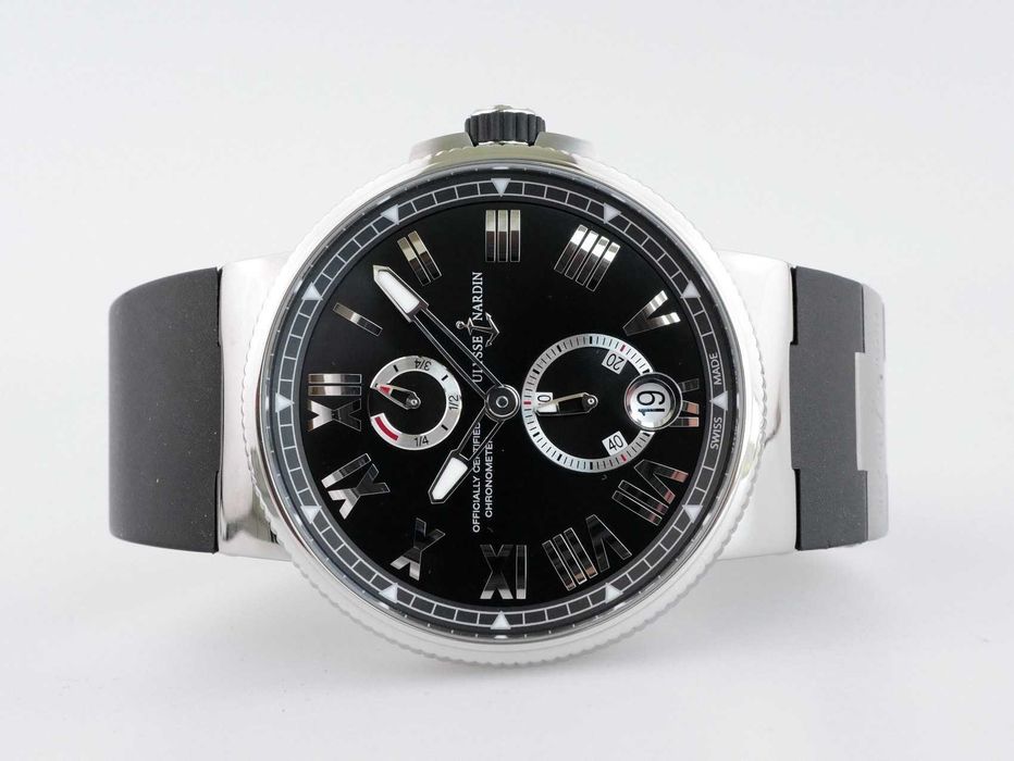 Ulysse Nardin Marine Chronometer Manufacture Black Dial 45mm