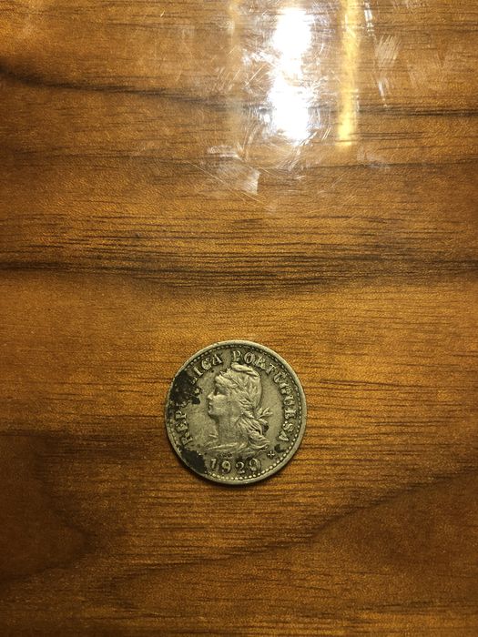 Moeda 10 centavos. Sao Tomé e Principe. 1929