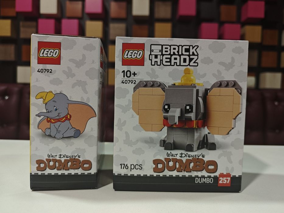 Конструктор LEGO Brick Headz 40792 Дамбо (176 Деталей)